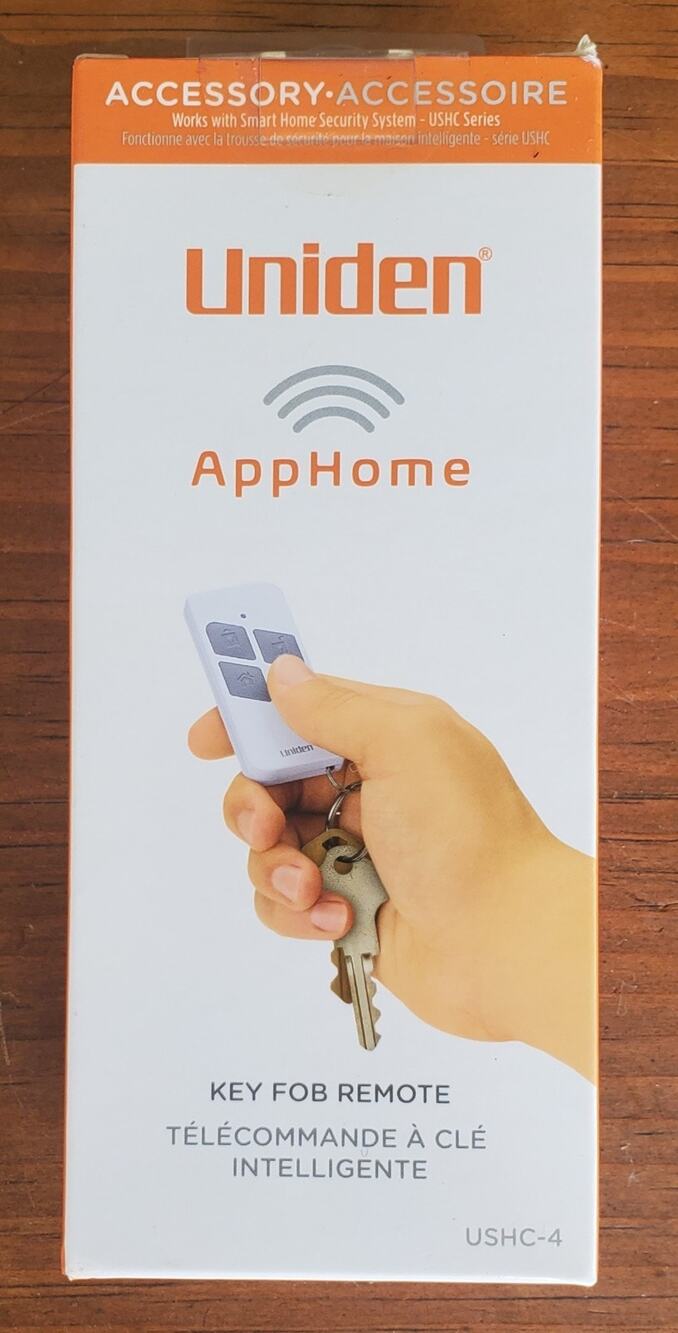 New Uniden AppHome Key Fob Remote (Mosel USHC-4)